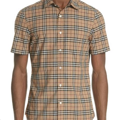 burberry short sleeve button up